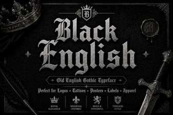 Creative Black Font Styles for Modern Websites