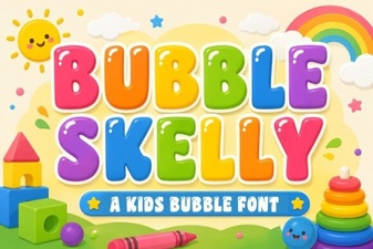 Bubble Skelly Font Design Ideas and Projects