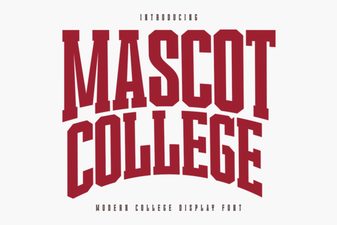 Mascot College Font Ideas & Free Download