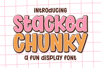 Design Tips for Using Chunky Stacked Fonts