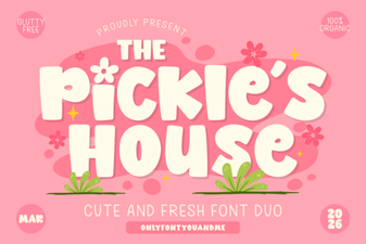 Craft with the Pickles House Handwritten Font