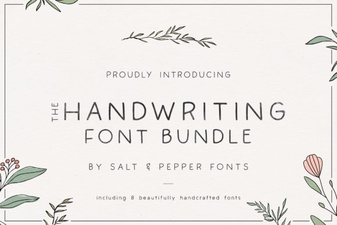 Get Creative Projects with Handwriting Bundle Fonts